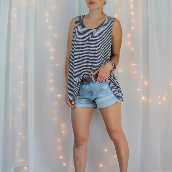 Anthropologie Tops - Anthropologie W5 Concept Striped Knit Tank Top